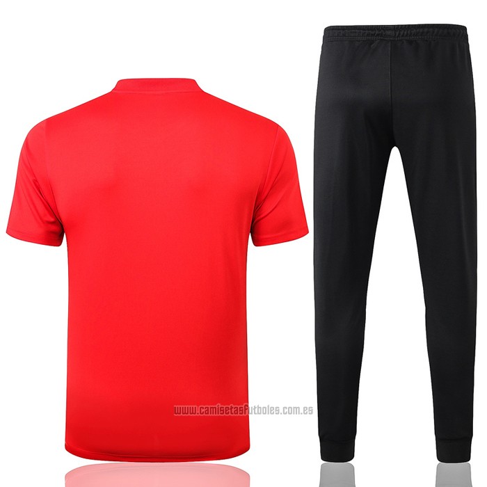 Chandal del Paris Saint-Germain Jordan Manga Corta 2020-2021 Rojo